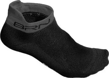Ponožky BRN CZ09NGR cyklistické, veľ.39-42 cm, čierno/sivé