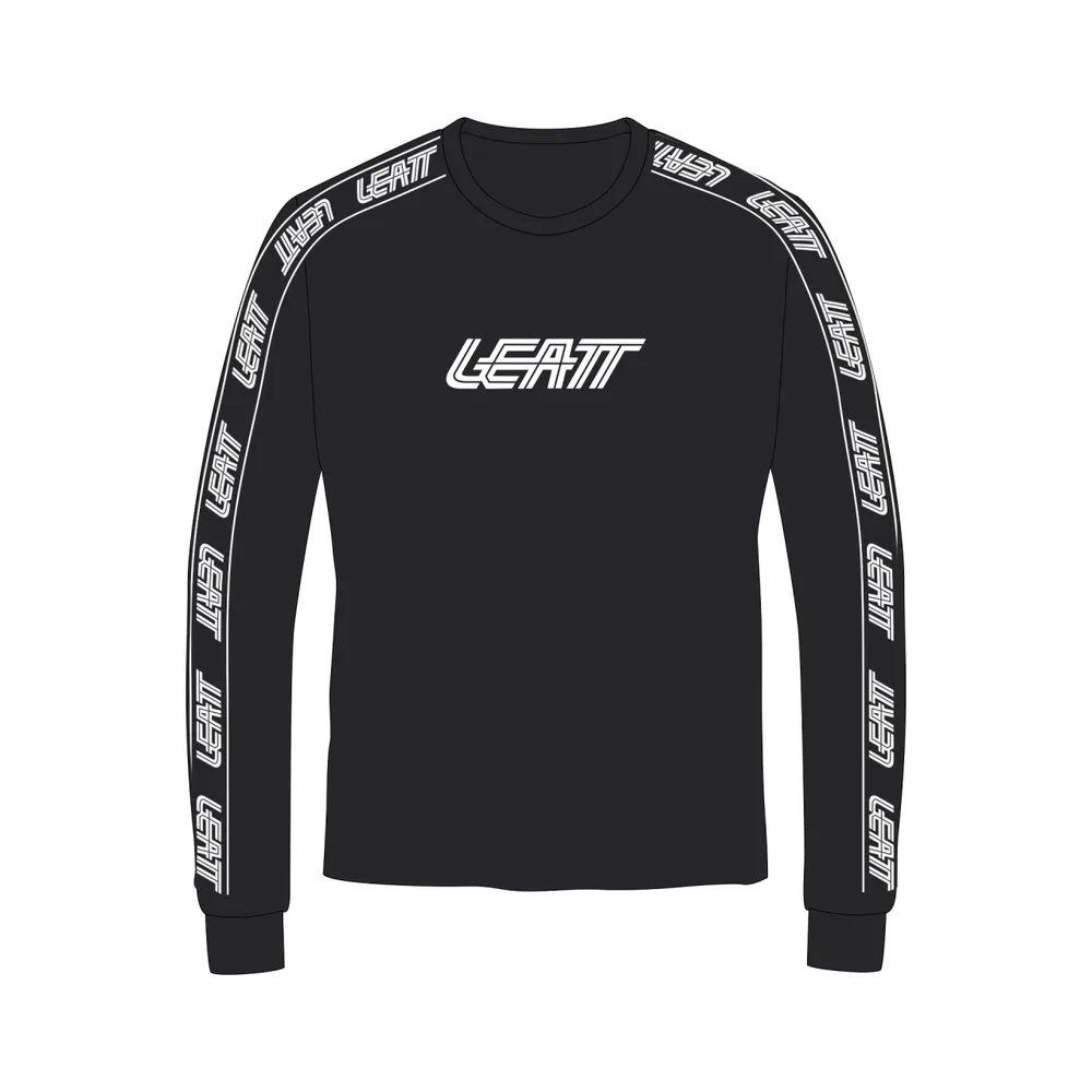 LEATT tričko dlhý rukáv Tech, Black