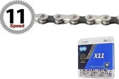 Reťaz KMC X-11, 1/2 x 11/128, strieb./čierna, 11 kolo