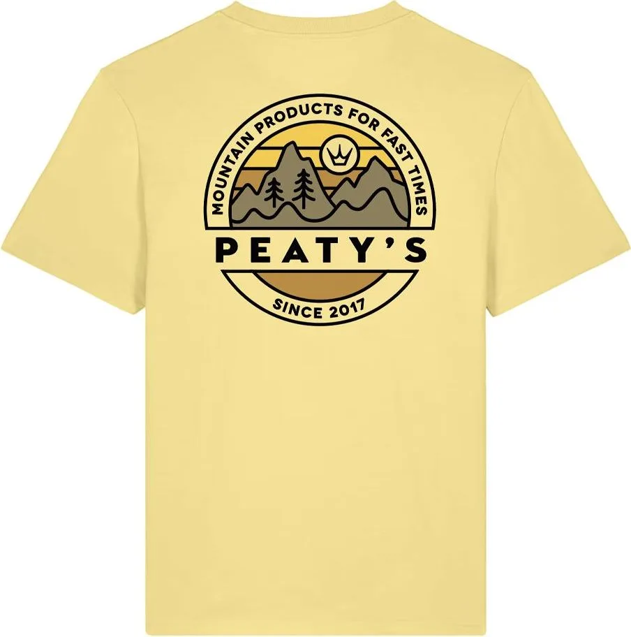 Tričko s krátkym rukávom Peaty's Pubwear - Playground / Vintage Yellow