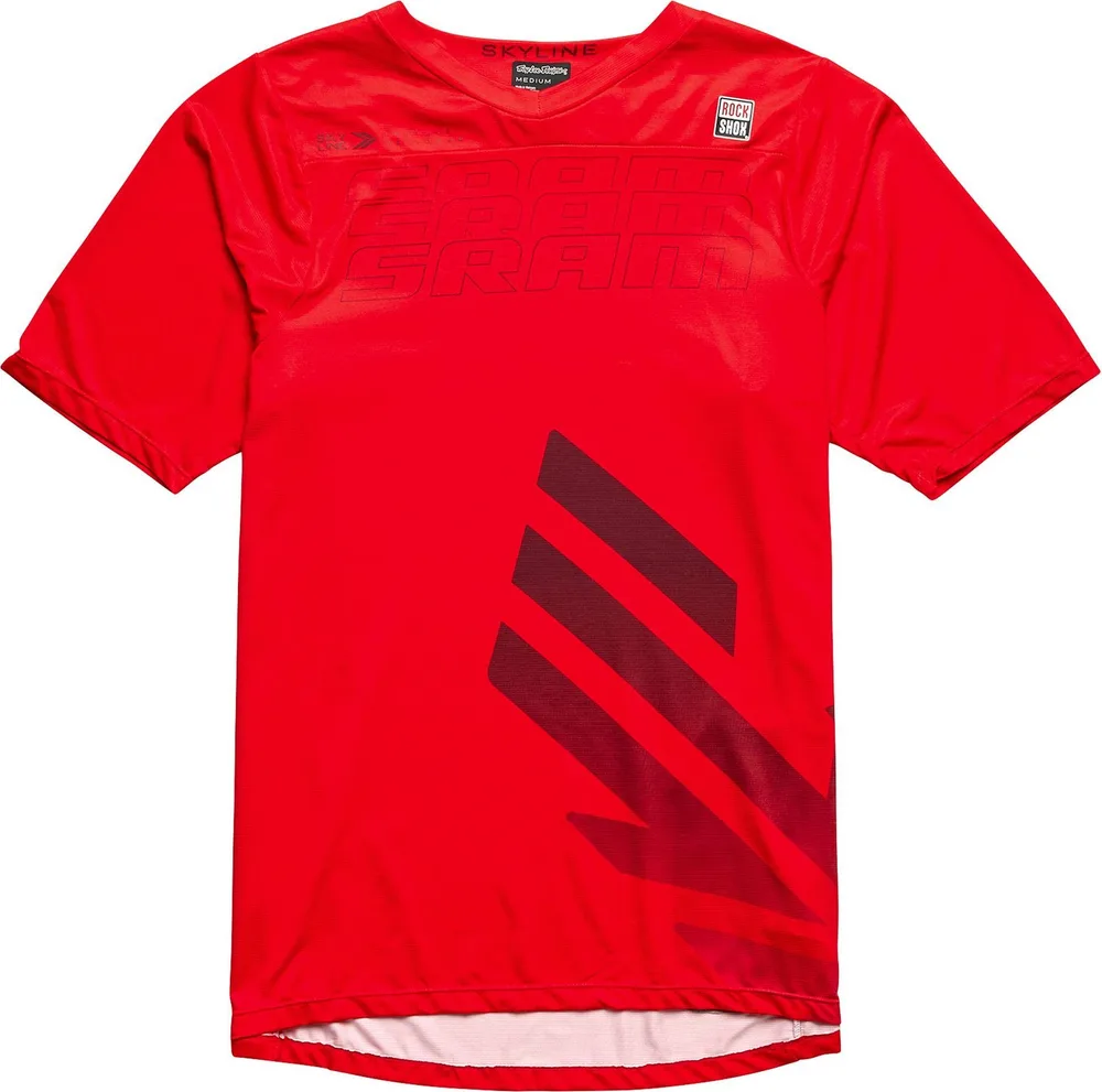 Dres s krátkym rukávom TLD Skyline SRAM Eagle One Fiery Red