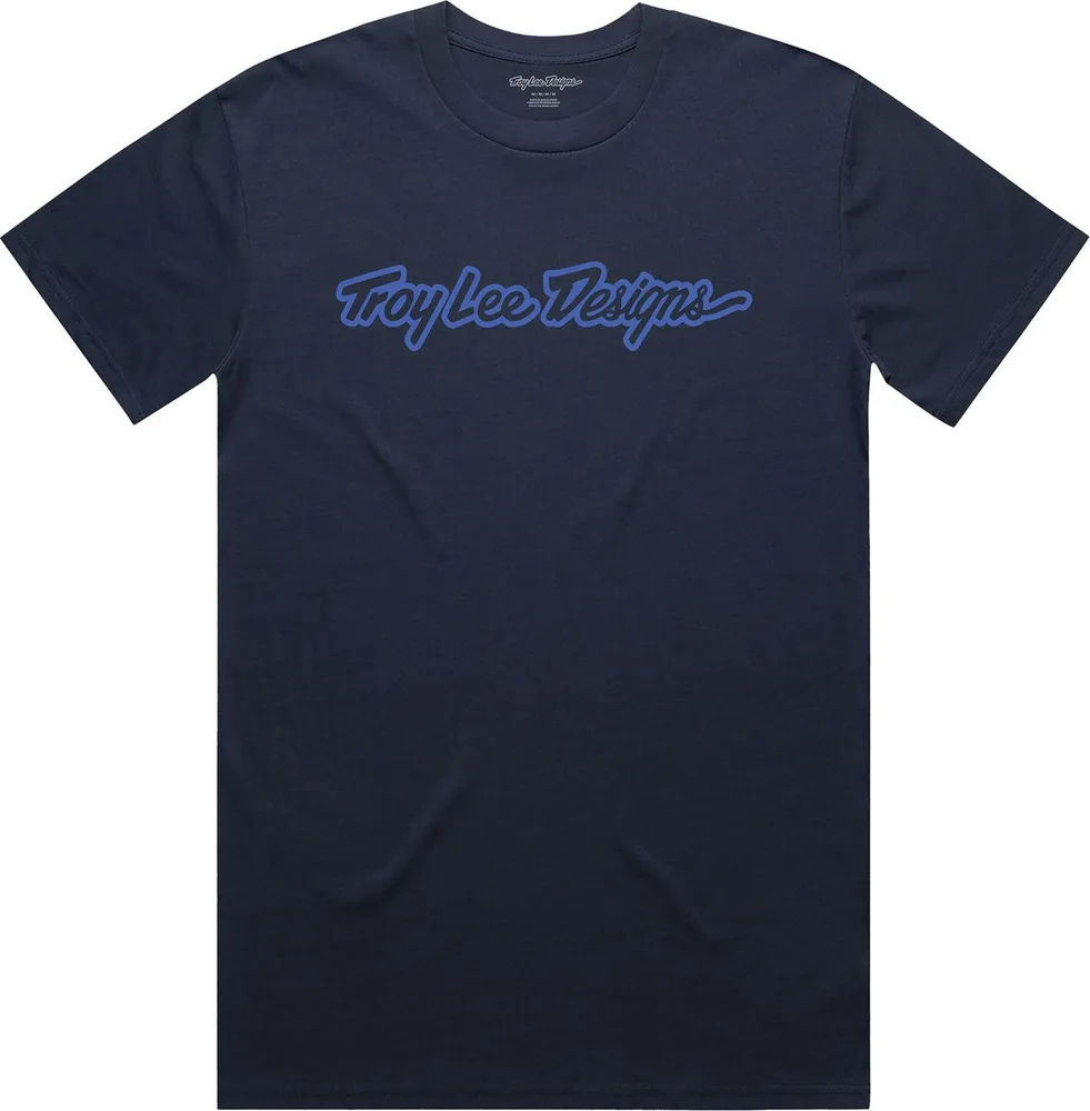 Tričko s krátkym rukávom TLD Signature Navy / Aero Blue