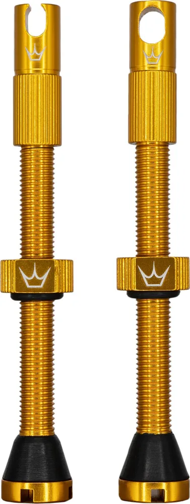 Bezdušové ventily Peaty's X Chris King (MK2) Gold 60 mm