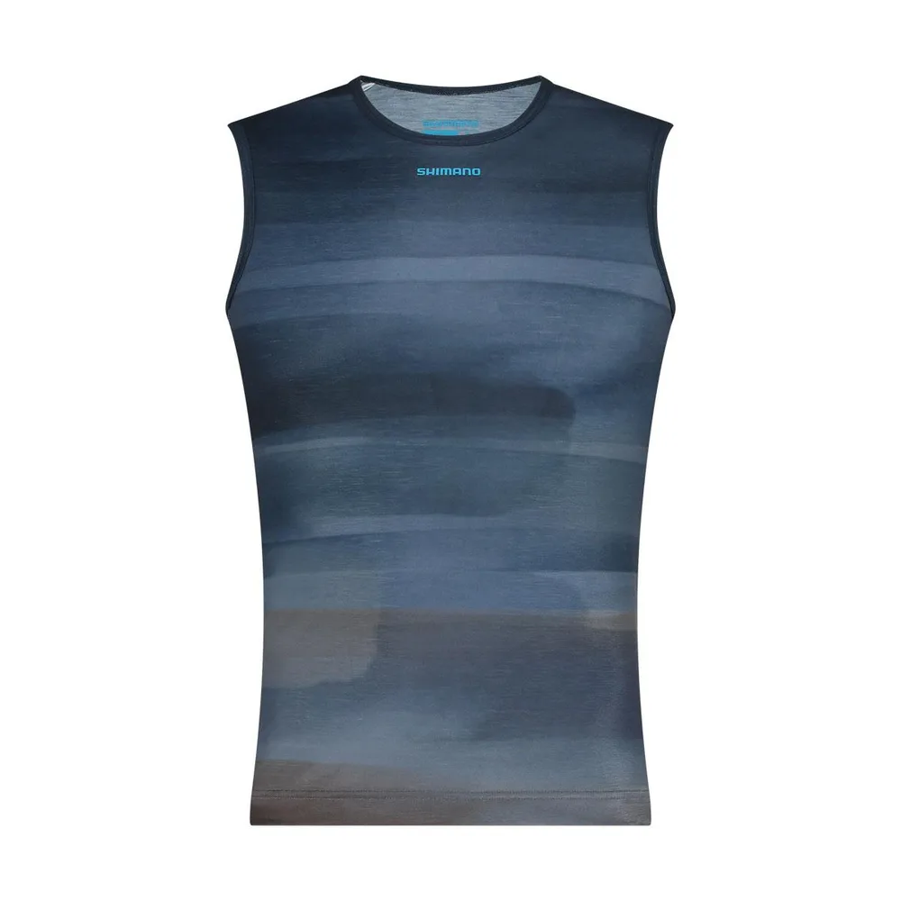 Tričko VERTEX PRIMA SL BASE LAYER PRINTED aurora modré /Vel:L