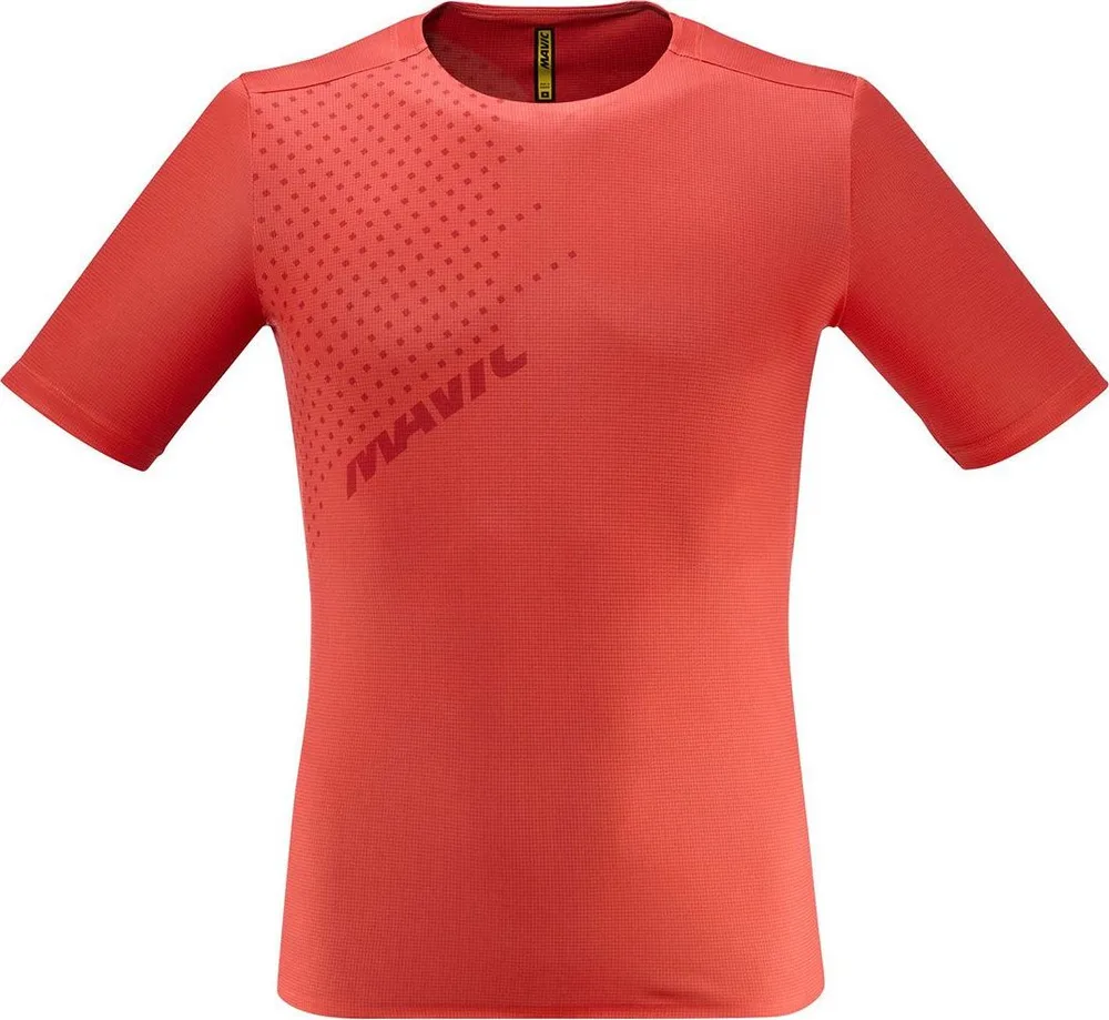 Pánsky dres s krátkym rukávom Mavic Crosstrail Big M/Spicy Orange