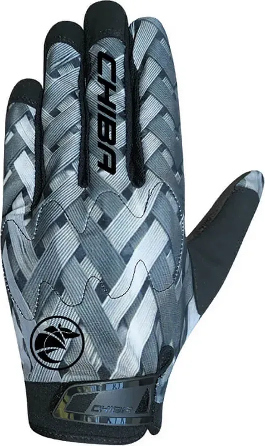 Chiba Cyklistické rukavice Elements GREY S, Sivá