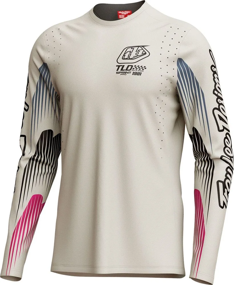 Pánsky dres s dlhým rukávom TLD Sprint Pro Turbo Pumice