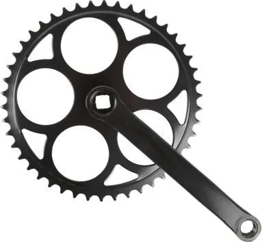Kľuky prevodník 1 oceľ 46 zubov, 170 mm, čierny