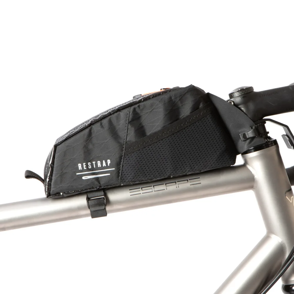 Restrap Race Top Tube Bag Short taška na rám, 1.2 l, čierna