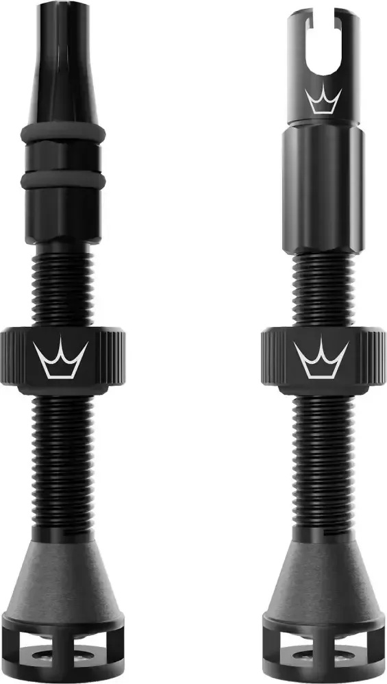 Bezdušové ventily Peaty's Holeshot Fast Flow 42 mm Black