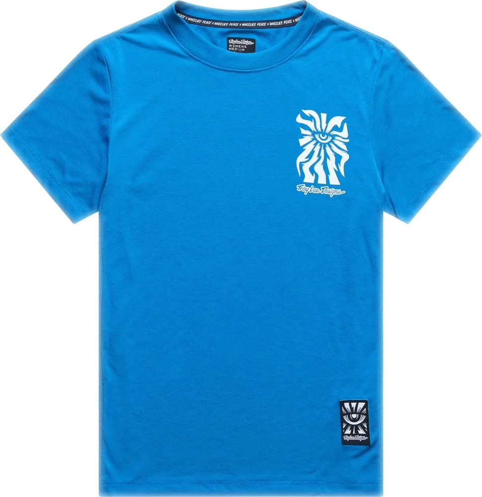 Dámsky dres s krátkym rukávom TLD Lilium Ride Tee One Eye Aero Blue