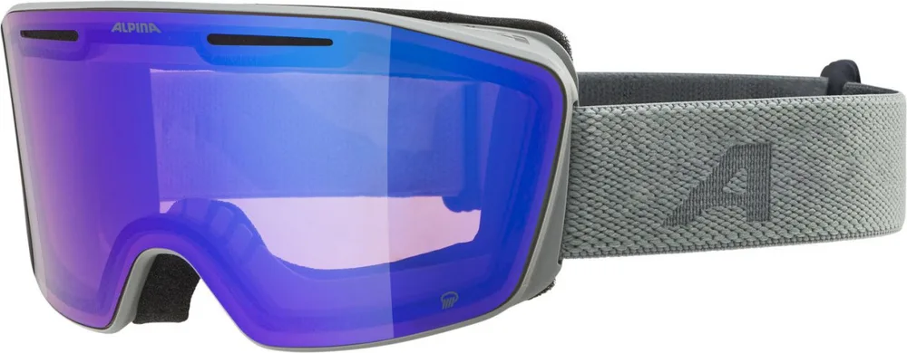 ALPINA Lyžiarske okuliare NENDAZ moon-grey Quatroflex blue