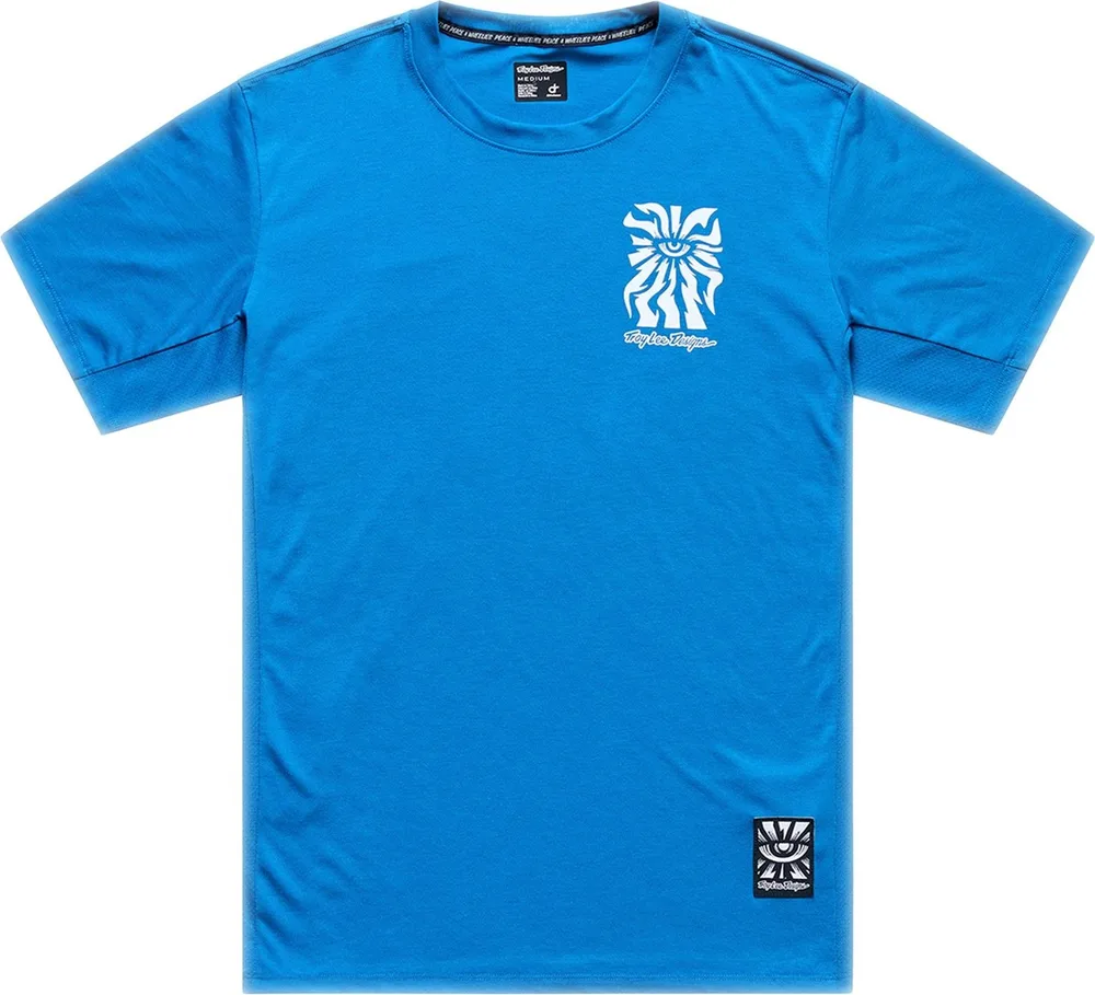 Pánsky dres s krátkym rukávom TLD Skyline Ride Tee One Eye Aero Blue