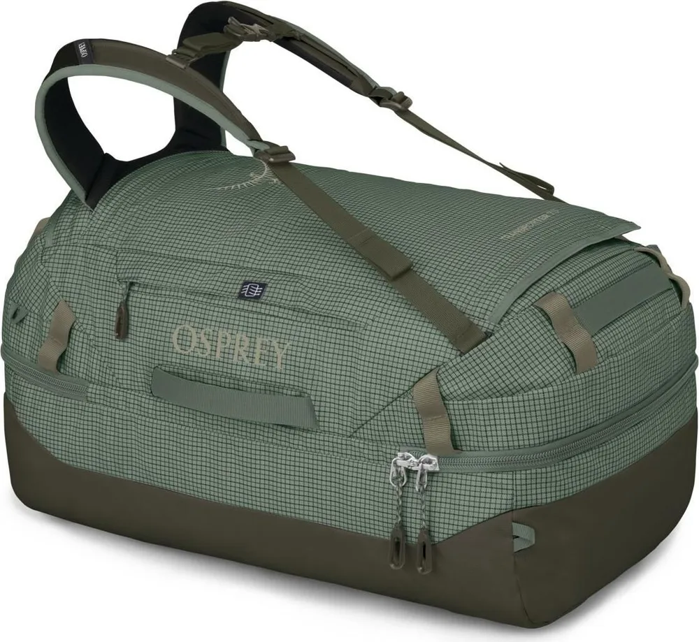 Cestovná taška Osprey Transporter Squffel 70 Pine Leaf Green