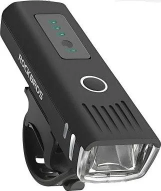Svetlo predné RockBros, 250 Lm., USB nabíjanie. V cene výrobku je zahrnutý recykl.pop.pre SR v sume 0,1248 €/kg.