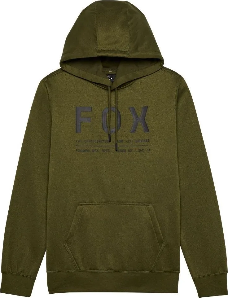 Pánska mikina s kapucňou Fox Non Stop, Olive Green