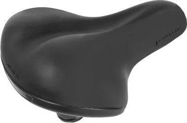 Sedlo Ventura Gel s elastomerom, čierne, so zámkom