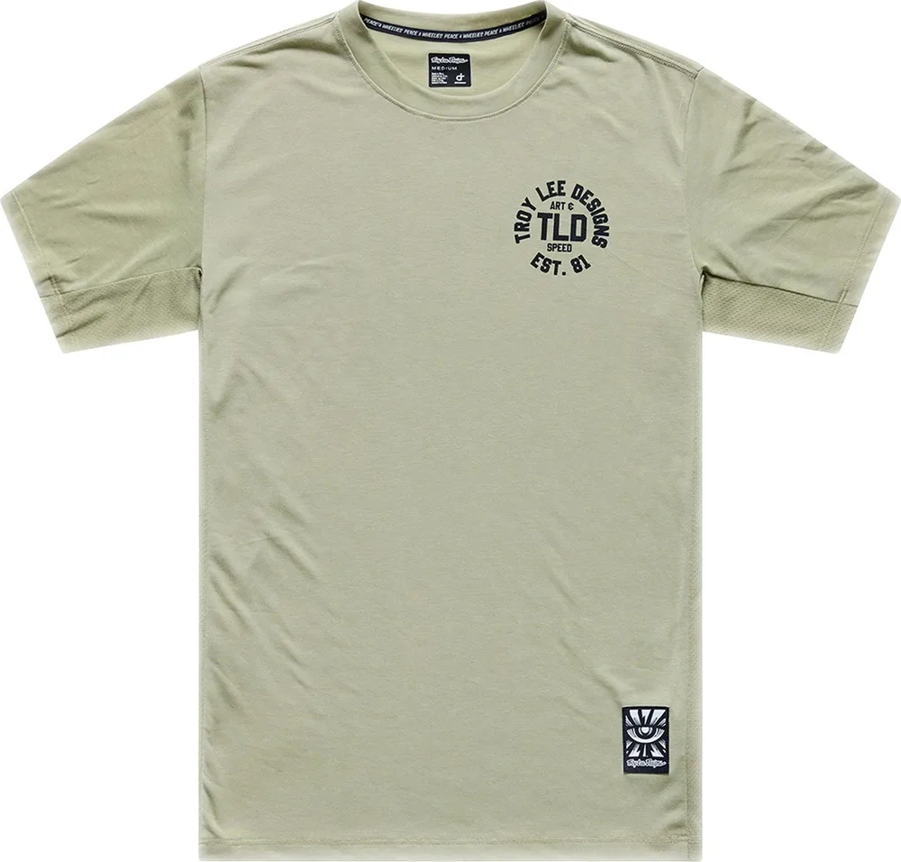 Pánsky dres s krátkym rukávom TLD Skyline Ride Tee Stamps Sage