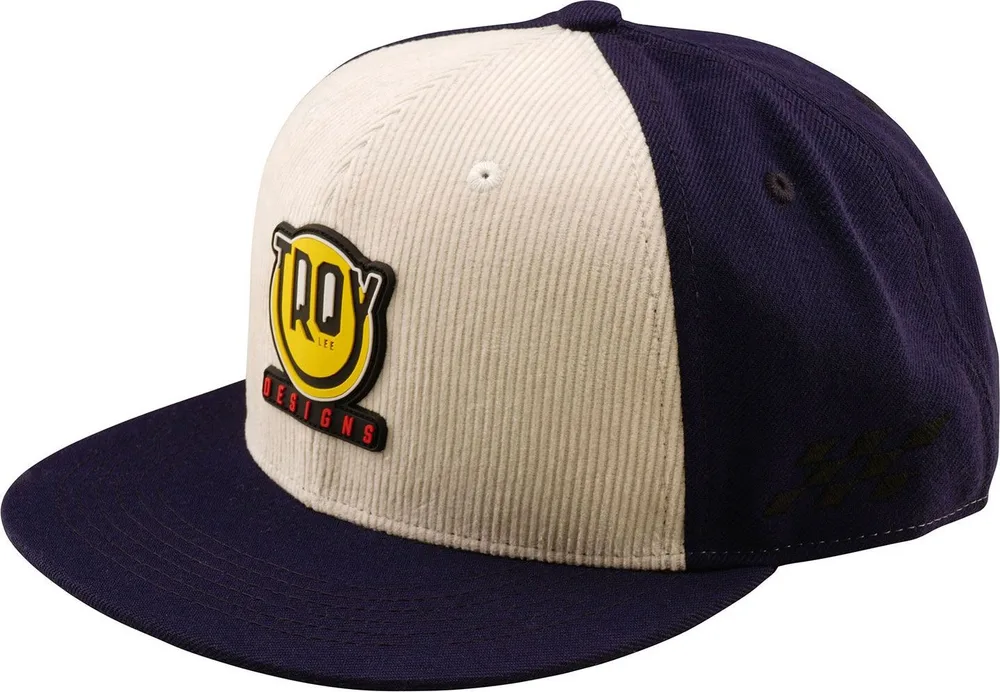 Šiltovka TLD Flat Bill Snapback Happy Dayz Indigo / Pumice
