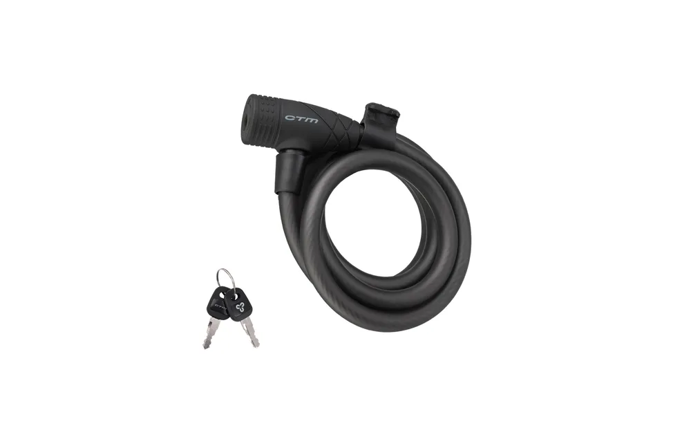 Zámok špirálový CTM CABLE, 12x1500mm