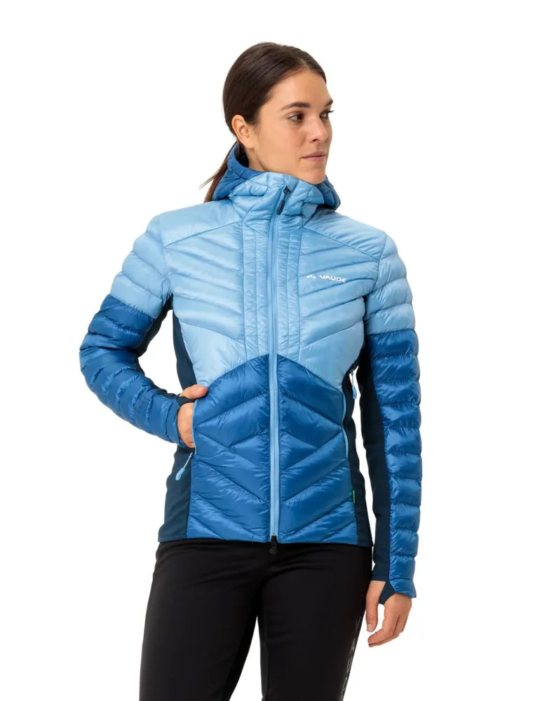 Vaude utlralight zateplená bunda Sesvenna Pro, dámska, pastelová modrá