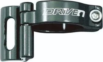 Objímka predného meniča Driven 34,9mm, AL, čierna