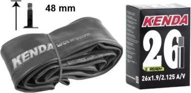Duša Kenda 26 1,75x2,125 (559x47/57) 48mm, A/V ventil, v krabičke
