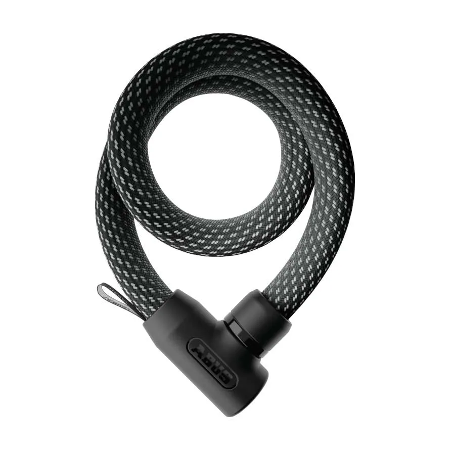 ABUS Zámok na bicykel Yarnit 4004K/110, Čierna/Sivá/Modrá/Fialová