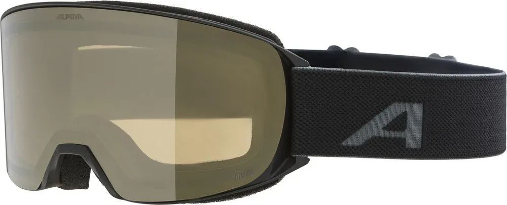 Lyžiarske okuliare Alpina NAKISKA black matt Q-Lite pink