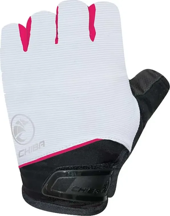 Chiba Cyklistické rukavice pre ženy BioXCell Lady biele L, Biela