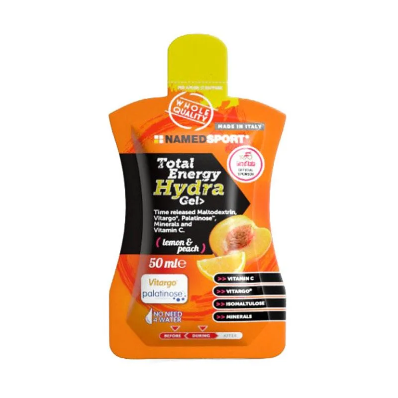 Gél TOTAL ENERGY HYDRA citrón-broskyňa 50ml