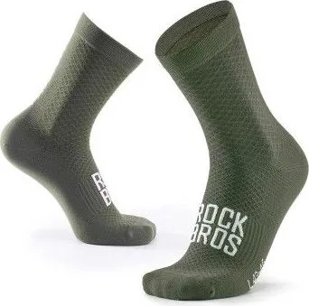 Ponožky panske RockBros cyklistické, veľ. L (43-46 cm) zelené