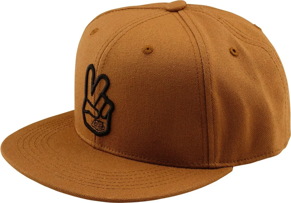 Šiltovka TLD Flat Bill Snapback Peace Sienna