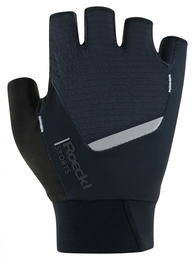 Rukavice Roeckl Diamante 2, dámske, čieno-šedé (black shadow)