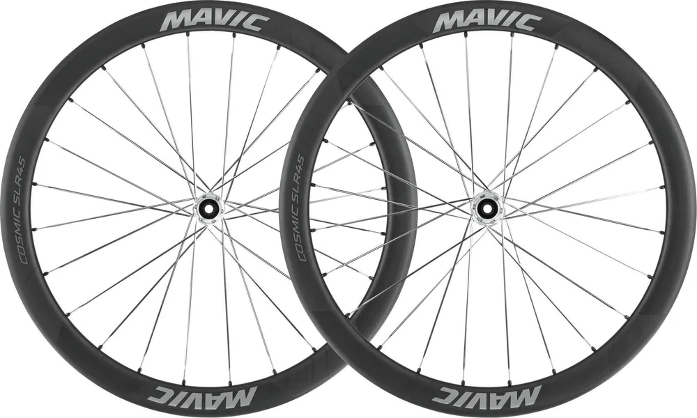 Pár kolies Mavic Cosmic SLR 45 Silver Disc Centerlock XDR