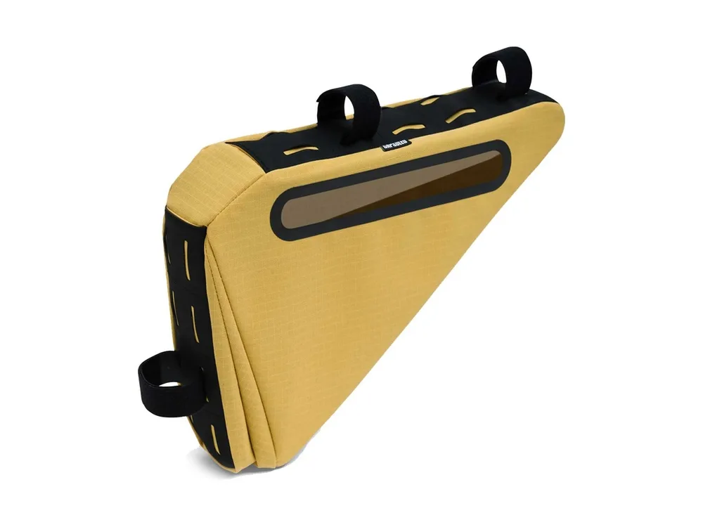 Capsuled Taška na rám bicykla Triangle Bag 3l Ochre, Čierna/Žltá/Červená
