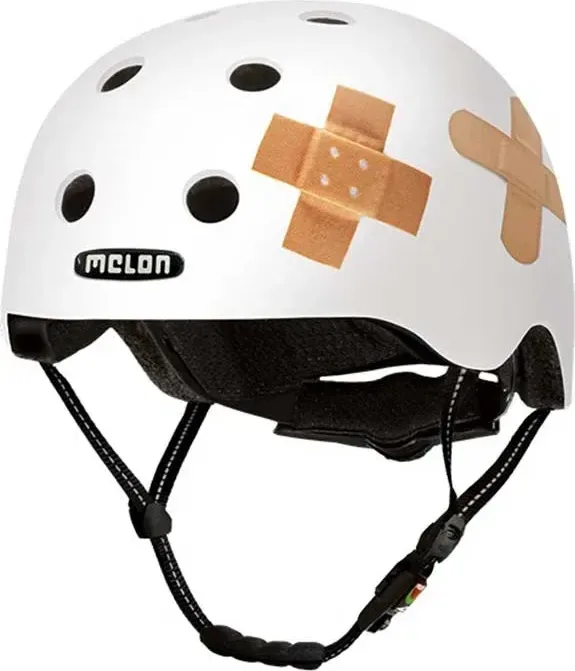 Melon Cyklistická prilba Plastered White XL/XXL, Biela