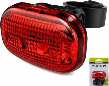 Svetlo zadné MPB blikacie 3 LED 3 funkcie, v blistri. V cene výrobku je zahrnutý recykl.pop.pre SR v sume 0,1248 €/kg.