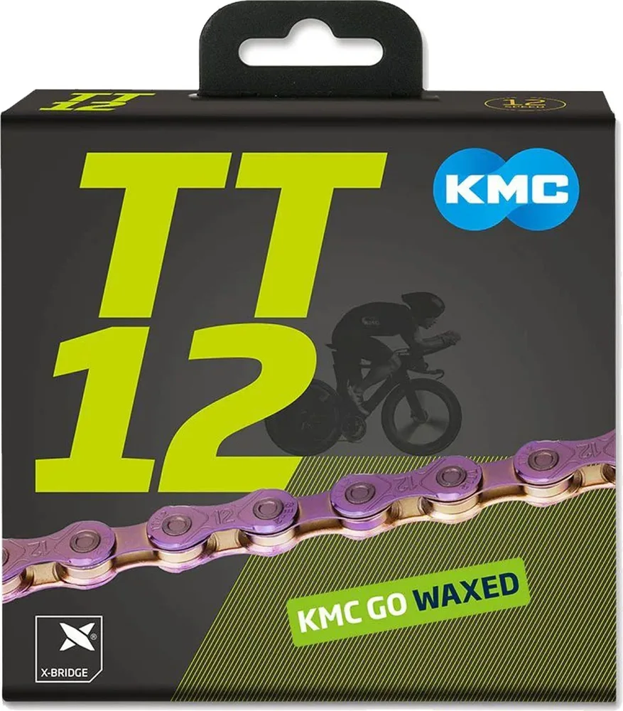 Reťaz KMC TT12 Neo Chrome Waxed, 12 Speed