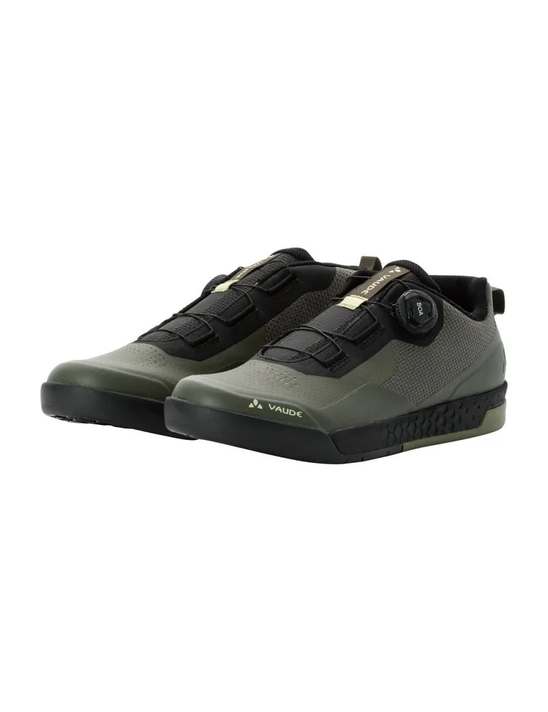 Vaude enduro obuv Moab Tech II, pánske čierno-zelená (black/coconut)