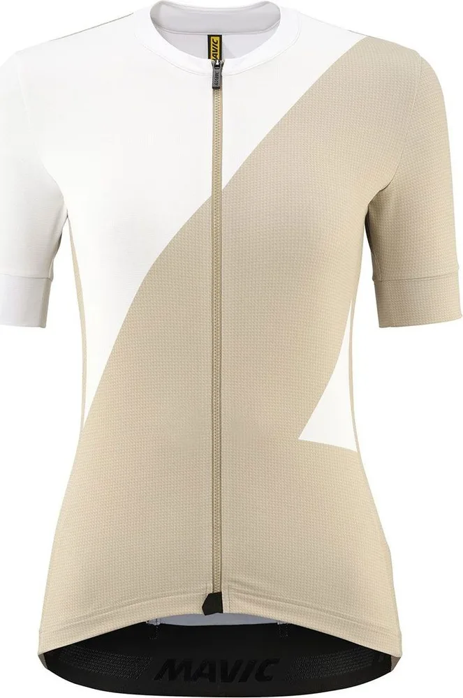 Dámsky dres s krátkym rukávom Mavic Aksium Graphic Big M/White Pepper