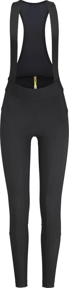 Dámske zateplené nohavice s vložkou a trakmi Mavic Aksium Thermo Black