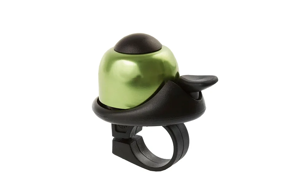 Zvonček mini BELL, na karte, zelený