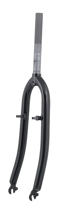FORCE vidlica trekking 28" Fe 1" závit, čierna lesklá
