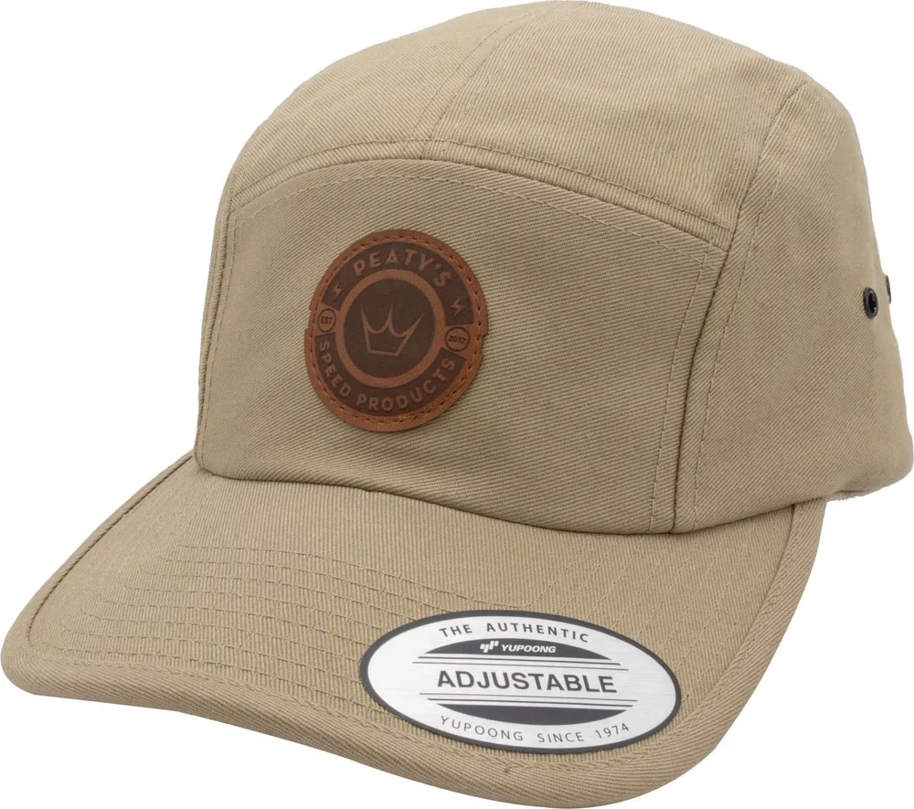 Šiltovka Peaty's Pubwear 5 Panel Cap - Speed Products Badge Khaki