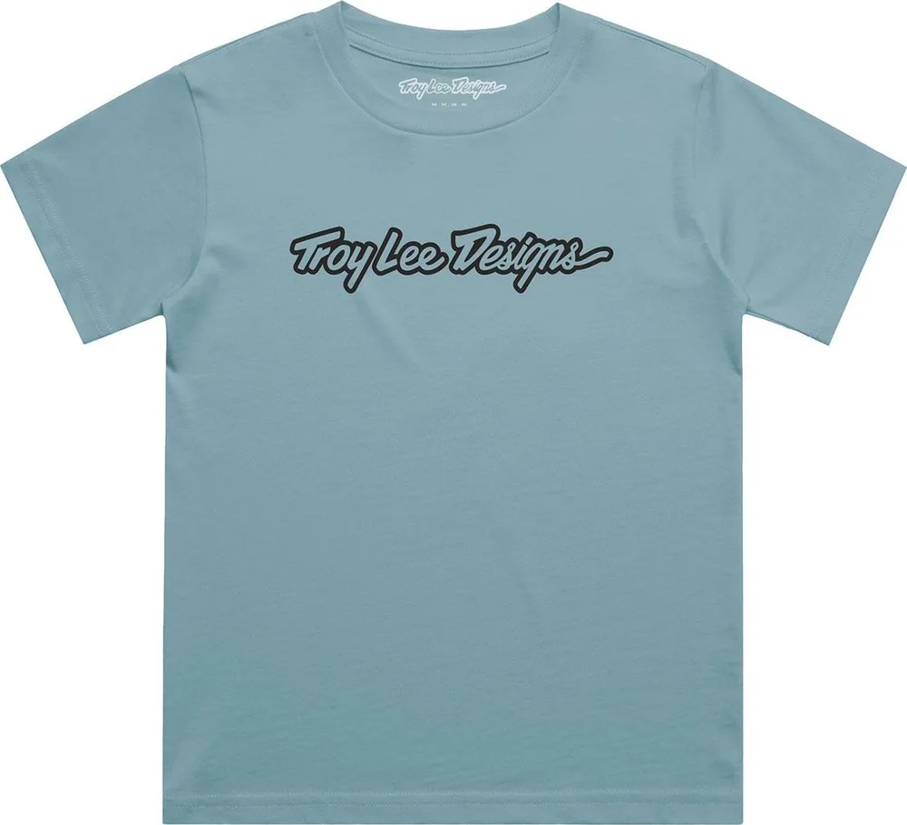 Detské tričko s krátkym rukávom TLD Signature Dawn Blue