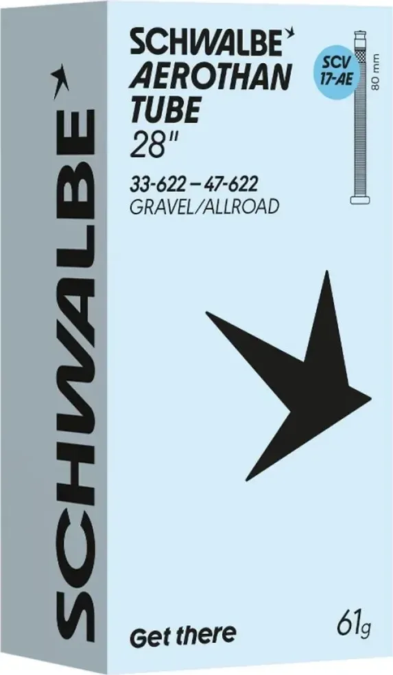 Duša SCV17-AE (33/47-622) 28x1.30–1.85 SCV 80mm Aerothan 61g