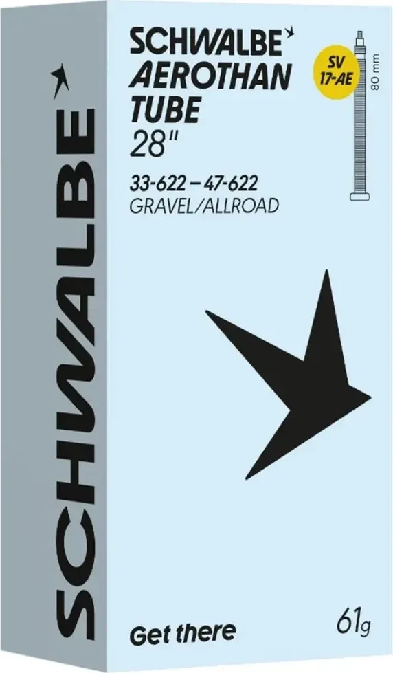 Duša SV17-AE (33/47-622) 28x1.30–1.85 SV 80mm Aerothan 61g