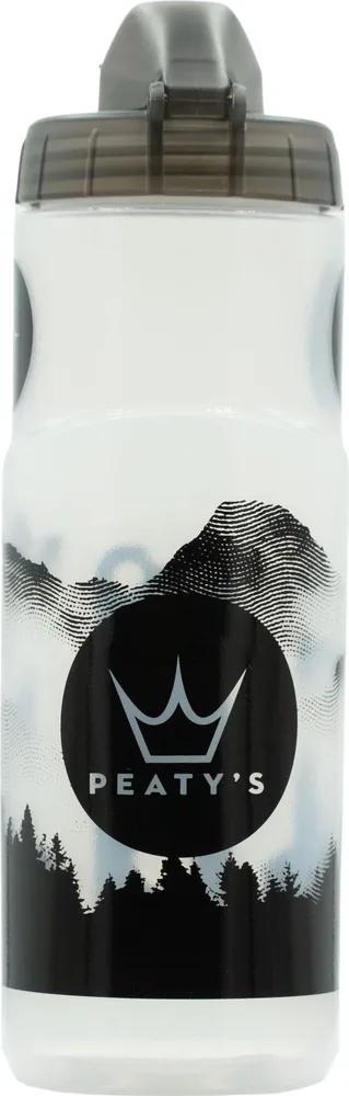 Fľaša Peaty's x Fidlock Lockin Mountains Clear 600 ml