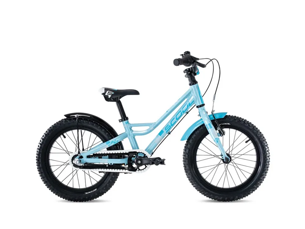 Detský bicykel faXe 16 - 3s Nexus - svetlomodrý reflexný (od 105 cm), Modrá